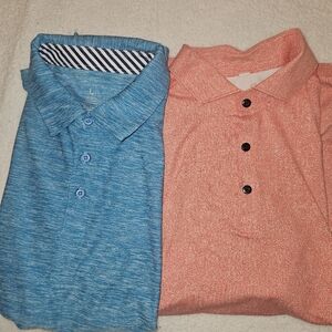 Lululemon and Markalar Performance Stretch Golf Training Polo Bundle Size L